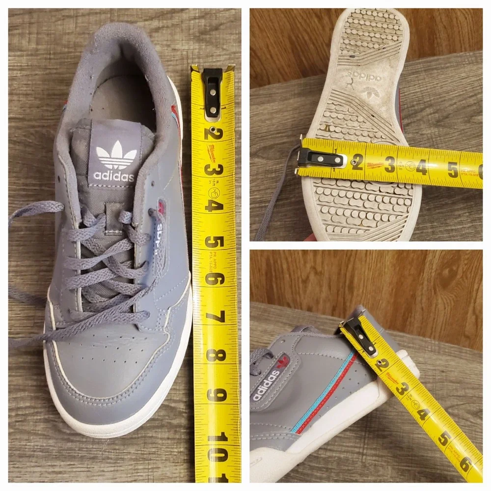 Adidas‎ Continental 80 Sneakers Youth Size 4 Gray